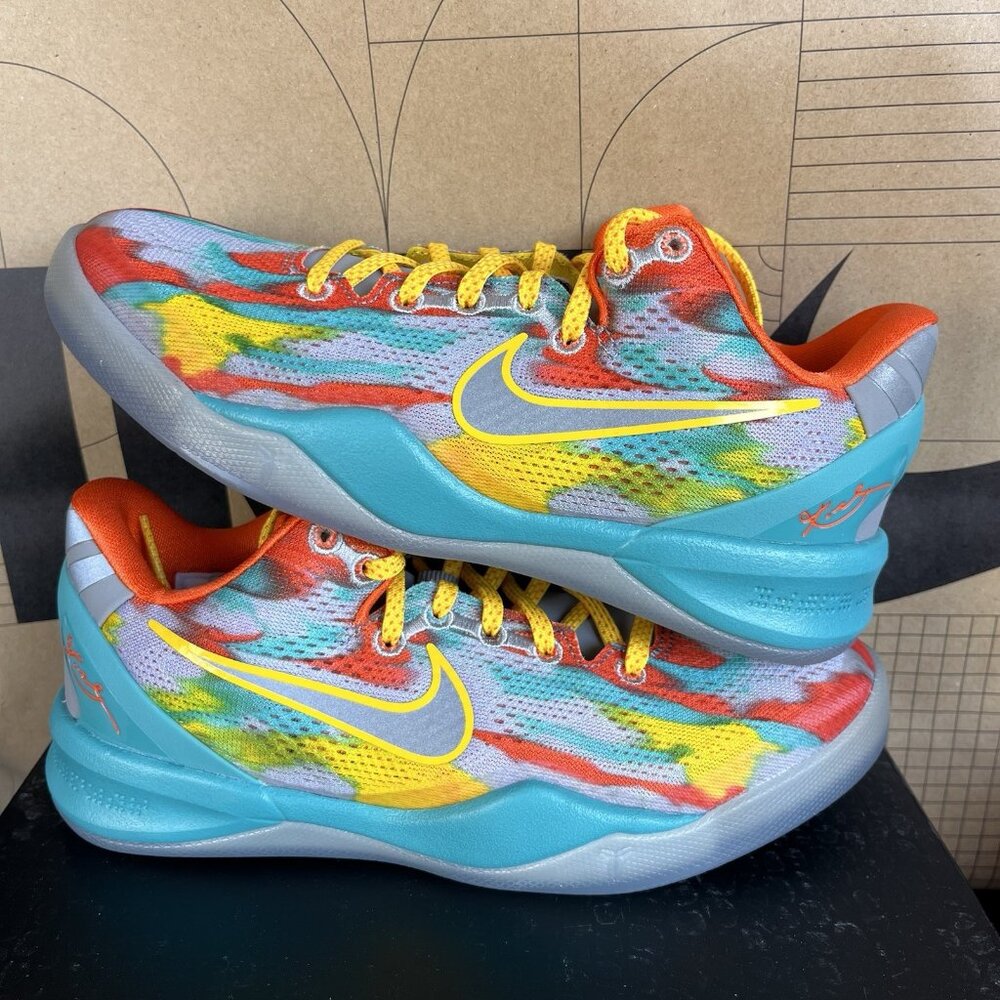 NEW Kobe 8 GS "Venice Beach"- Kids Size 4.5Y Womens Size 6 - HF7319 001